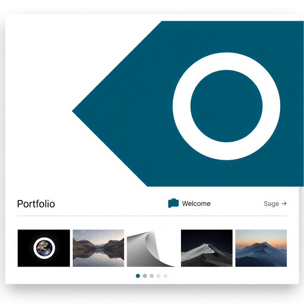 Portfolio showcase design